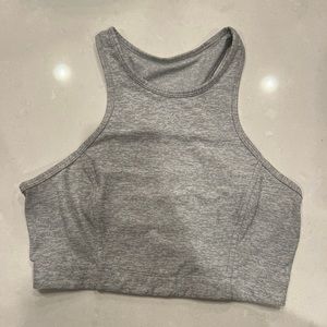 Outdoor Voices Size S Gray High-Neck Sports Bra